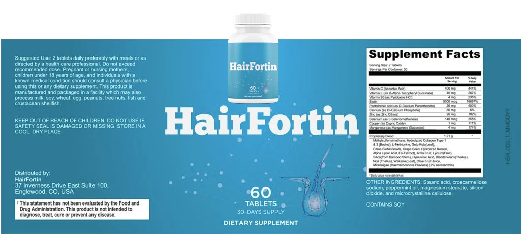 hair fortin supplement ingredients